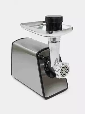 Электрическая мясорубка (нерж. сталь) "Gipfel" GF-1926, 3000W, реверс, 3 диска (Германия) Стальная