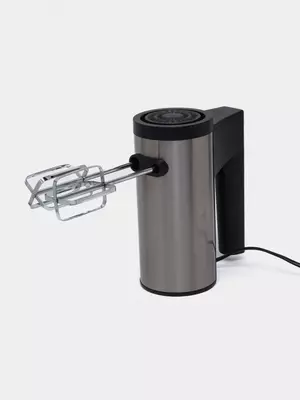 Ручной миксер "BOSCH" 1629, 800 Вт, 3 режима, 4 насадки (Германия) Металлик/черный