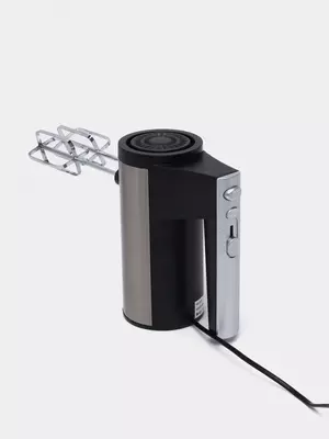 Ручной миксер "BOSCH" 1629, 800 Вт, 3 режима, 4 насадки (Германия) Металлик/черный
