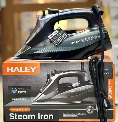 Паровой утюг "Haley", 2600 Вт, 150 г/мин, 500 мл. (Германия) Ассортимент
