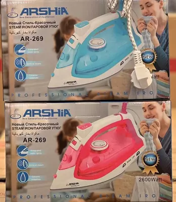Паровой утюг "Arshia" AR-269, 2600 Вт, 150 г/мин, 500 мл. (Китай) Ассортимент