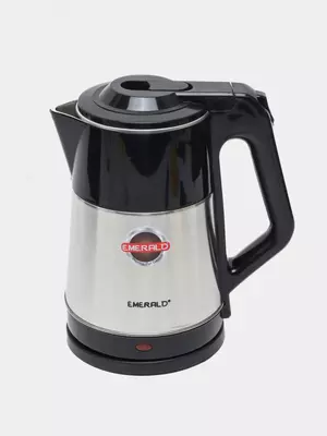 Tefal "EMERALD" EM-135 Elektr choynak, 2000 Vt, 2,5 L. (Xitoy) Metall/Qora