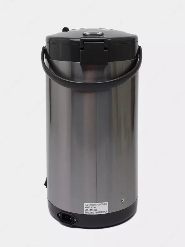 Elektr termopot "Polaris" PO 688, 750 Vt, 3 ta suv ta'minoti usuli, 6,8 l (Metalik/qora)