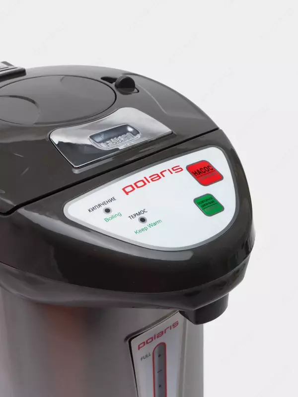 Elektr termopot "Polaris" PO 688, 750 Vt, 3 ta suv ta'minoti usuli, 6,8 l (Metalik/qora)