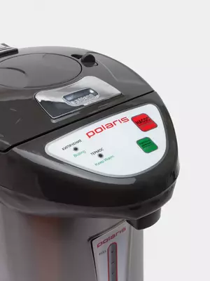 Elektr termopot "Polaris" PO 688, 750 Vt, 3 ta suv ta'minoti usuli, 6,8 l (Metalik/qora)