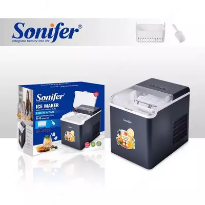 Muzqaymoq "Sonifer" SF-6529, 100 Vt, 1,3 l, siklda 9 ta muz kubi (Xitoy) Qora
