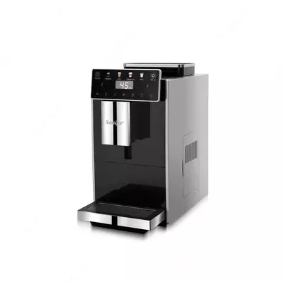 Avtomatik qahva mashinasi "Sonifer" SF-3594, 1350W, 1,2 l/600 ml, sensorli panel (Xitoy) Chelik/qora