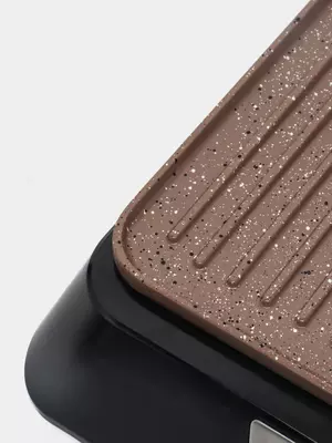 Электрогриль "Sonifer" SF-6157, 2000Вт, 4 порции, регулятор температуры (Китай) Черный/металлик