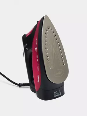 Паровой утюг "Sonifer" SF-9029, 2400Вт, 150 г/мин, керамическая подошва (Китай) Черный/розовый