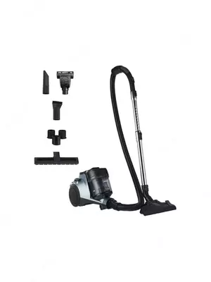 Бытовой пылесос "Midea" MC08MEWH, 1800Вт, контейнер 2 л., 6 насадок (Китай) Черный/белый)