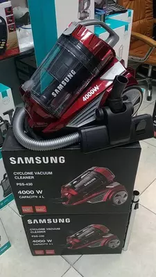 Samsung PSS-430 siklon changyutgich, 4000 Vt, 4 litrli chang idishi, 6 ta qo'shimcha (Xitoy) Qizil/Oq