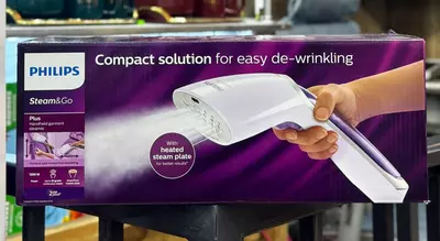 Philips Steam&Go Plus GC360 qo'l kiyim bug'lash mashinasi, 1200 Vt, 22 g/min (Xitoy), Lilak/Oq