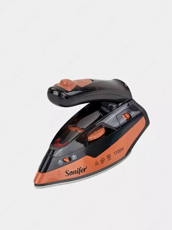 Паровой утюг (дорожный) "Sonifer" SF-9054, 1100Вт, 150 г/мин, керамическая подошва (Китай) Ассортимент