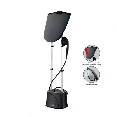 Бытовой отпариватель одежды (мини доска) "Sonifer" SF-9123, 1950W, 3 режима, 2.2 л. (Китай) Черный