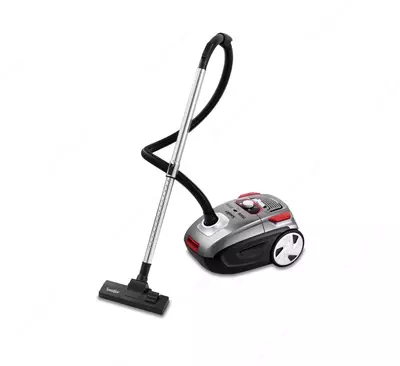 Бытовой пылесос "Sonifer" SF-2241, 2600 Вт, мешок 3 л., 3 насадки (Китай) Красный/серебристый