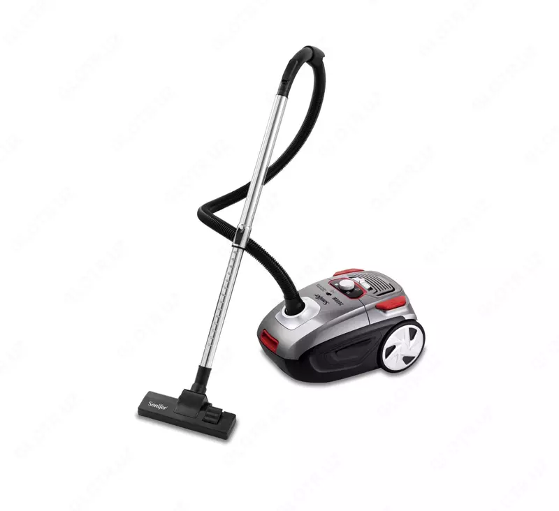 Бытовой пылесос "Sonifer" SF-2241, 2600 Вт, мешок 3 л., 3 насадки (Китай) Красный/серебристый