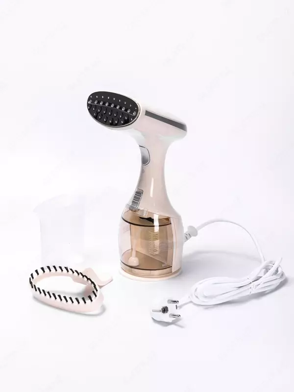 Kiyim uchun maishiy bug 'va cho'tkasi (qo'lda) "DUVEL" DL-0884B, 1800W, 30 g/min, 300 ml (Xitoy) Pushti/Oq