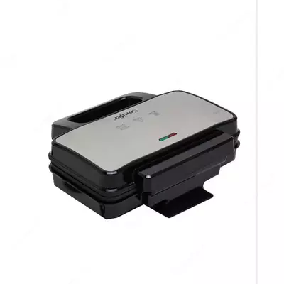 Сендвичница 3 в 1 "Sonifer" SF-6166, 1000Вт, 3 панели (Китай) Черная/серебристая