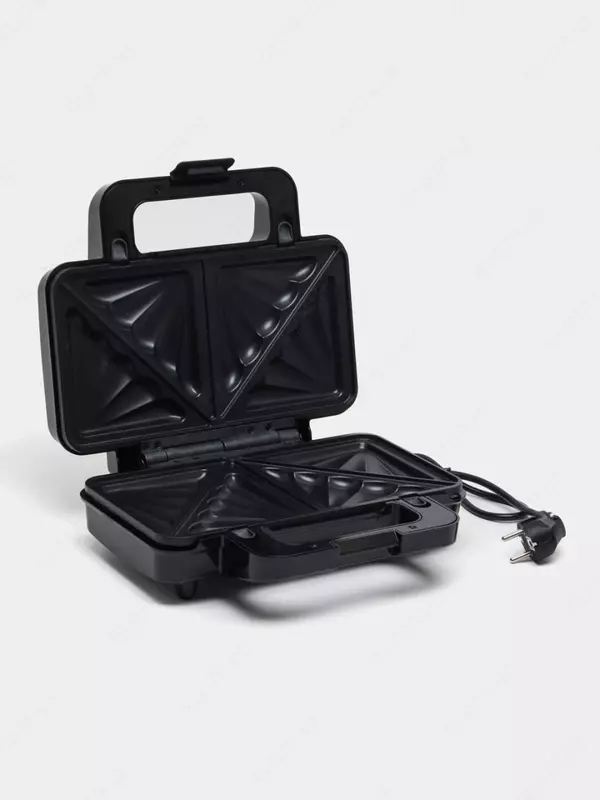 Сендвичница 3 в 1 "Sonifer" SF-6166, 1000Вт, 3 панели (Китай) Черная/серебристая