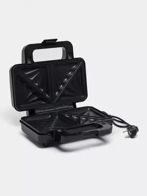 Сендвичница 3 в 1 "Sonifer" SF-6166, 1000Вт, 3 панели (Китай) Черная/серебристая