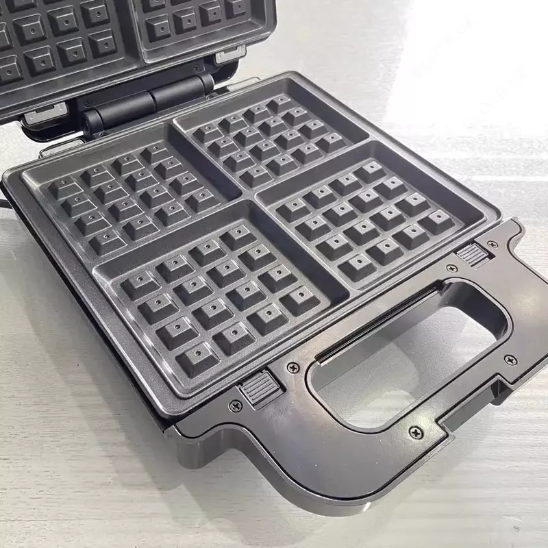 Сендвичница 5 в 1 "Sonifer" SF-6143, 1400Вт, 5 панелей (Китай) Черная/серебристая