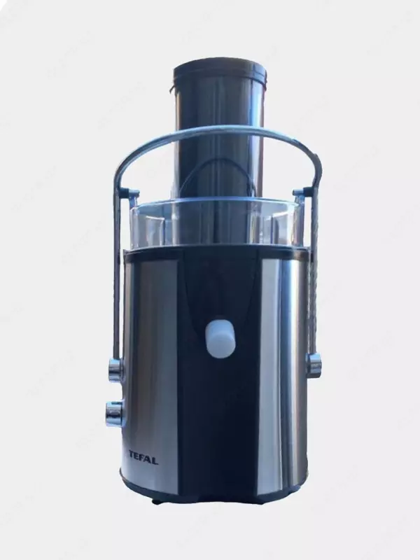 Бытовая соковыжималка (центробежная) "Tefal" TF-5089, 1200Вт, 2 скорости, 800 мл. (Франция) Металлик/Черная