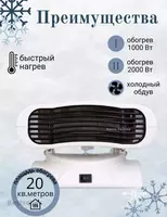 Электрический тепловентилятор ARSHIA FH-01 - 179 000 сум