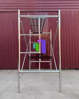 Qurilish uchun oson galvanizli qurilish o'rmonlari-ta'mirlash