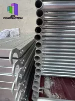   Оцинкованные строительные леса с настилом