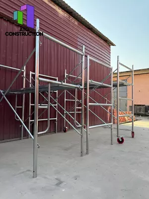   Леса строительные оцинкованные с настилом