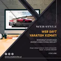 Создаём сайты - от 1 500 000 сум