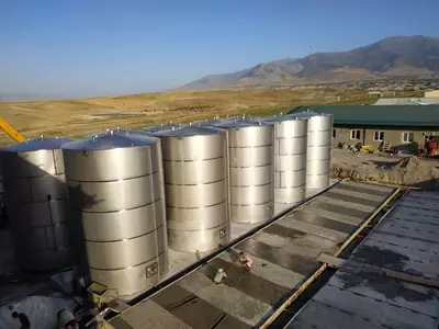 Narx so&#039;rov asosida Нержавеющая емкость 150м3 для сока