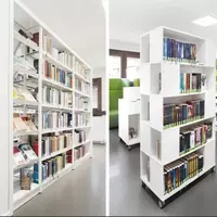 Библиотечные стеллажи под заказ - по запросу