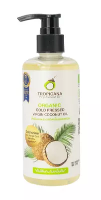 Tropicana birinchi sovuq siqimdan olingan kokos moyi
