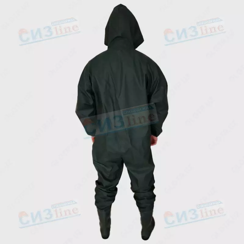 Комбинезон ПВХ водонепроницаемый  толщина 0 5 мм - 