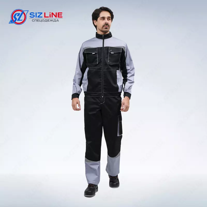 240 gm²): qora va havorang kurtka hamda shim