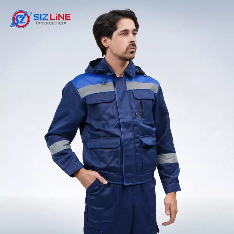 Спецодежда Костюм Титан-2 СОП с капюшоном (тк.Смесовая