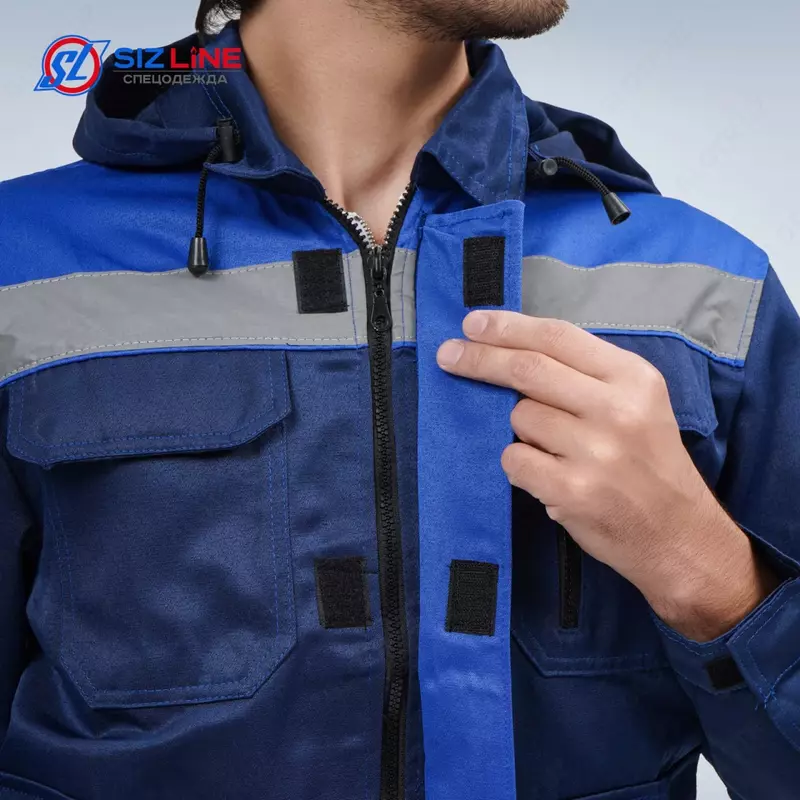 Спецодежда Костюм Титан-2 СОП с капюшоном (тк.Смесовая