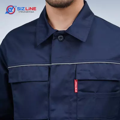 Спецодежда Костюм “Стаж”куртка/полукомбенизон