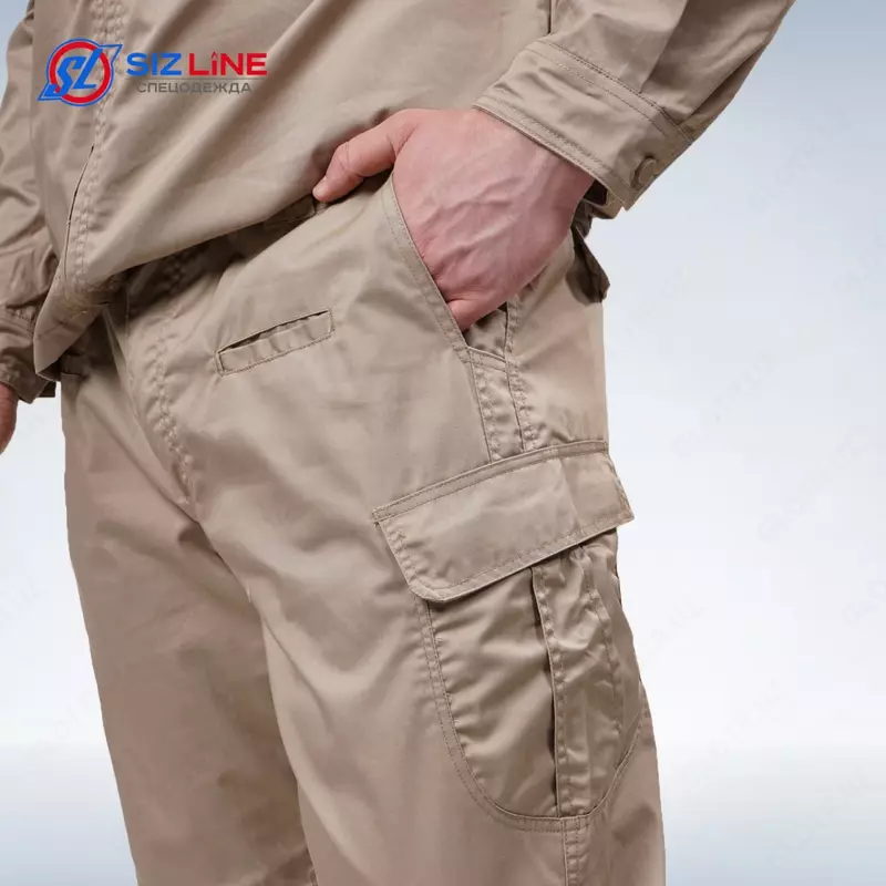 Taktik kostyum – bej rangda. - Ishlab chiqarish maxsus kiym