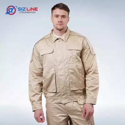 Спецодежда Антистатический костюм летний “Антистат” бежевый.