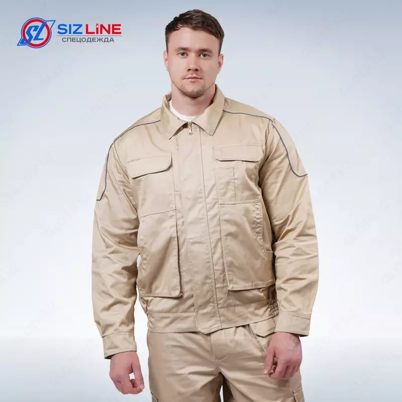 Спецодежда Антистатический костюм летний “Антистат” бежевый.