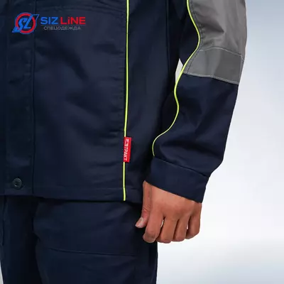 Kostyum “ARKADA” (aralashtirilgan mato, 240) Kurtka/Shim, to‘q kulrang/kulrang.