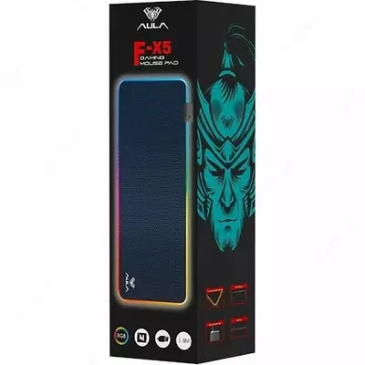 75 000 сум / упак Коврик для мыши "Aula" FX-5 RGB (300x800 мм) Черный