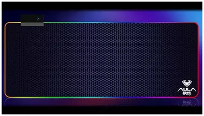 Коврик для мыши "Aula" FX-5 RGB (300x800 мм) Черный Только в розницу