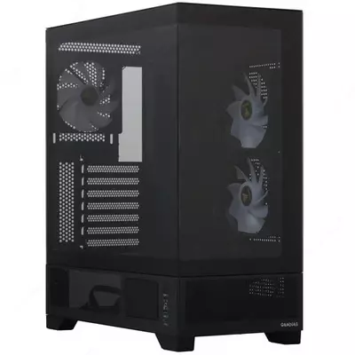 с 3 ARGB PWM вентиляторами и стеклянной панелью (Черный) - 737 500 сум / упак