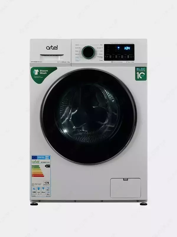 Автомат ARTEL NEW ART-WM6001 W Aero белый - 4 553 616 сум