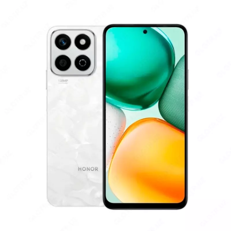 HONOR X7c смартфон 8/256GB Moonlight White — экран 6.77" 90 Гц