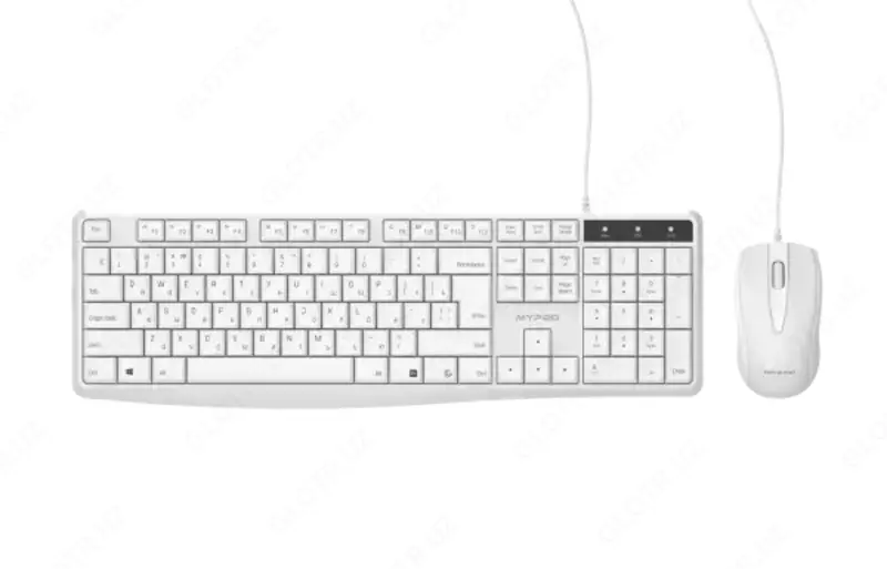 Комплект клавиатура и мышь MYPRO KM1010UW White