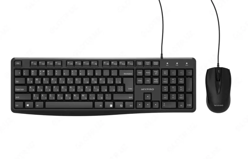 Клавиатура и мышь MYPRO KM1010UB Black